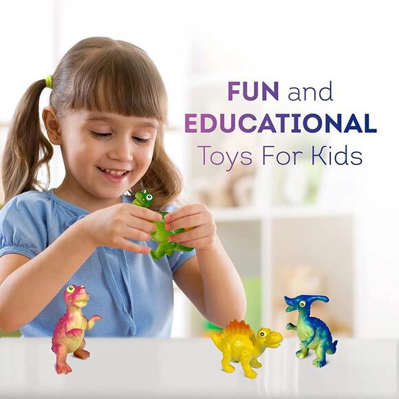 6 Bath Bombs for Kids with Funny Dinosaurs Toys - Picture 4 of 9